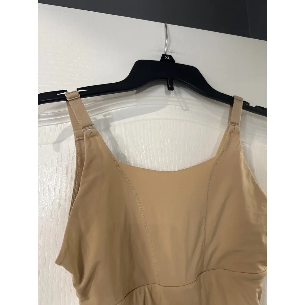 Maidenform‎ Firm Foundations Body Shaper Beige Shapewear 04157X Womens Large